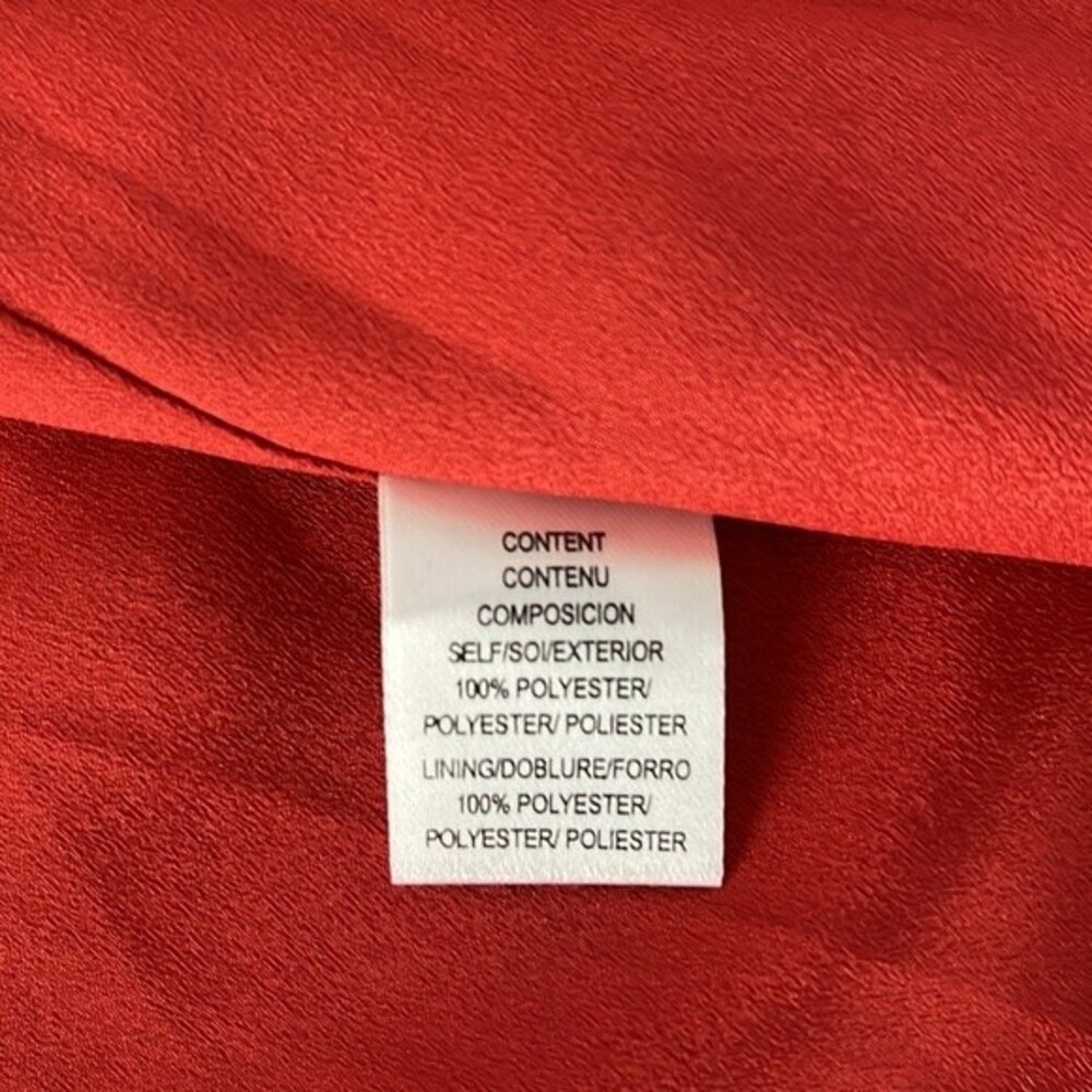 WAYF Red Roses Ruffle Wrap Mini Dress XS - Picture 15 of 15